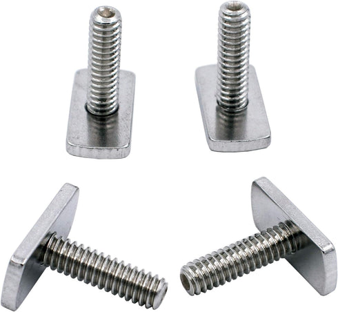 YYST 1/4 Inch - 20 Threads Kayak Rail/Track Screws & Track Nuts T Bolt Hardware Mounting Replacement Kit for Kayaks