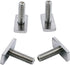 YYST 1/4 Inch - 20 Threads Kayak Rail/Track Screws & Track Nuts T Bolt Hardware Mounting Replacement Kit for Kayaks