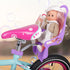 Generic Doll Bike Seat, Cute Babys Doll Carrier Seat for Kids Bike, Funny Children Car Dolls Seats with DIY Stickers