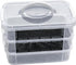 Genrico Flour Kennel | Transparent Breeding Habitat with Fine Mesh Flour Farm, for Reptiles, Birds, Opossums, Bearded