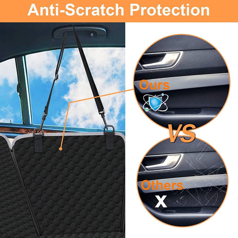 Hammock 2026 600D Mancro Dog for Car, Upgraded Heavy Duty Waterproof & Scratch-Resistant Dog Car Seat Cover, Back Seat