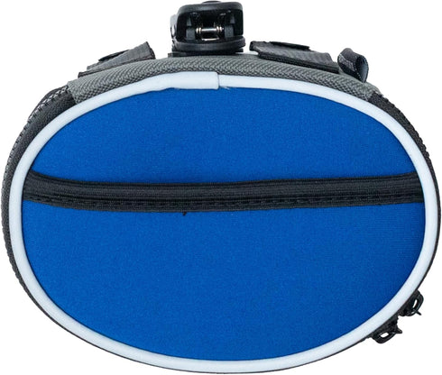 Quickdraw Dog Treat Pouch Training Bag with Poop Bag Dispenser, Clicker Holder and Waist Belt Hands-Free, Reflective