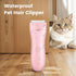 Trimmer Dog Clippers with LED Light - Quiet Pet Grooming Kit for Paws, Eyes, Ears, Face, Rump - Waterproof Cordless Cat