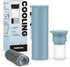 PUREEASE COOLING STATION 3-in-1 Portable Kit: Insulated Stainless Steel Bottle with Reusable Ice