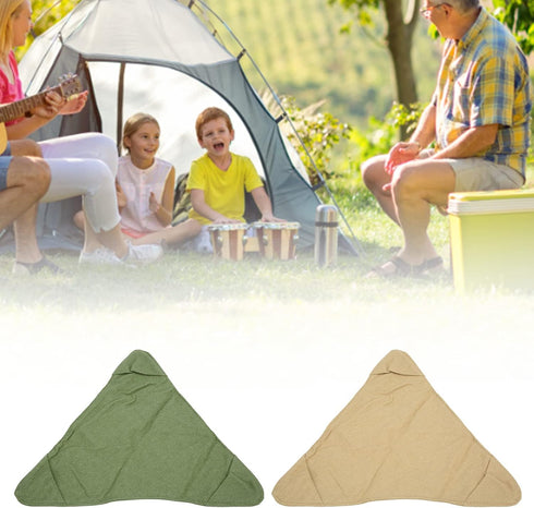 36.5cm Backpacking Mini Folding Camping Stool Cloth, Portable Waterproof Camp Chair Canvas for Lightweight Durable Wear