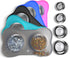 Active Pets Dog Bowl Set, Stainless Steel No Spill Food & Water Bowls with Skid Resistant Silicone Mat, Small, Medium,