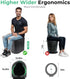 (black-15.7''H) Camping Toilet, Portable Toilet for Adults, Camp Toilet with Handbag, Travel Potty for Camping, Hiking