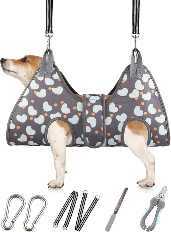 ATESON Dog Grooming Hammock Harness for Small Cats Dogs, Dog Grooming Sling