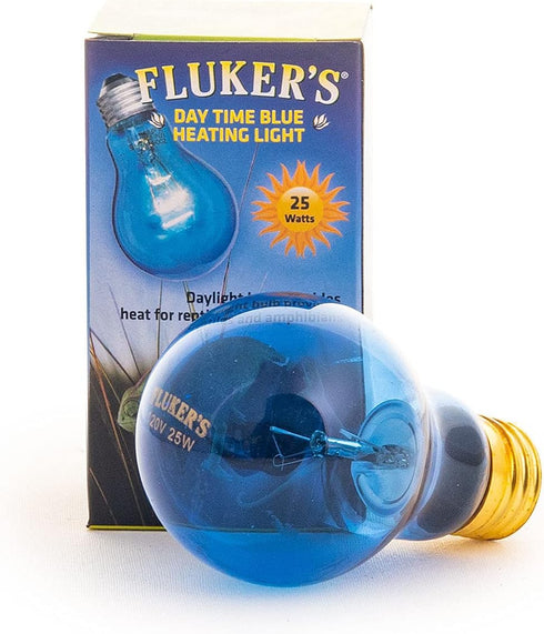 Fluker's Incandescent Blue Daylight Bulb for Reptiles, 25 Watt