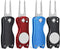 GreenHaven 2-6 Pack Golf Divot Repair Tool - Foldable Metal Tool with Magnetic Putt Alignment Marker