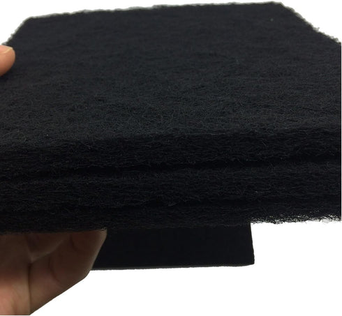 6 Pack Charcoal Cat Litter Box Replacement Filter, Hooded Cat Litter Boxes and Pans