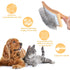 Dog Slicker Brush for Long Haired Dogs, Ergonomic Wooden Handle Grooming Brush for Goldendoodles, Wood