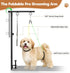 MHACVVO 31.5"-43.3" Hammock 3-in-1 Trimming, Dog Grooming Table Arm, Adjustable Pet Stand with & Clips Grooming Kit