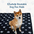 EZwhelp Reusable Dog Pee Pads, Washable Waterproof Mats for Potty Training or Whelping, 39x39 Inch, 2 Pack