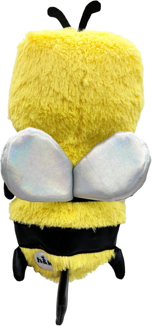Huxley & Kent Slappies for Dogs | Buzz Bee (Small) | Squeak & Shake Dog Toy - TPR Ball Simulates Hunting