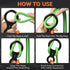 Rescue Figure 8 Descender Climbing Gear, 35KN/3500kg 7075 Aluminum Alloy Rigging Plate for Climbing and Rappeling