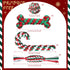 24 Pcs Christmas Dog Rope Toys, Interactive Chew Toys for Small Medium Large Dogs, Classic Style