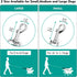 2 Dog Leash, Double Dog Leash Coupler, Tangle Free Bungee Leash, 360° Swivel, Comfortable Shock Absorbing