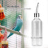 Pet Feeder Automatic Pet Water Dispenser, Practical Parrot Water Drinking Feeding Bottle with Stainless Steel Ball