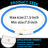 3 Pieces LED Dog Collar Light Up, Rechargeable Adjustable for Night Walking, Large Medium Small Dogs, Blue, Classic