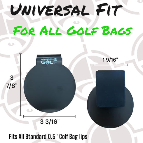 Magnetic Golf Bag Landing Pad – Metal Hub for Easy Grab-and-Go Golf Gear, Includes Free Utility Pouch