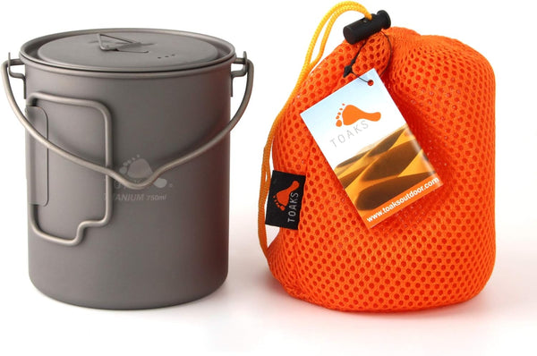TOAKS Titanium Pot 750ml with Bail Handle