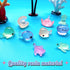 72Pcs Mini Resin Ocean Animal Figurines, Glow in The Dark Aquarium Ornaments