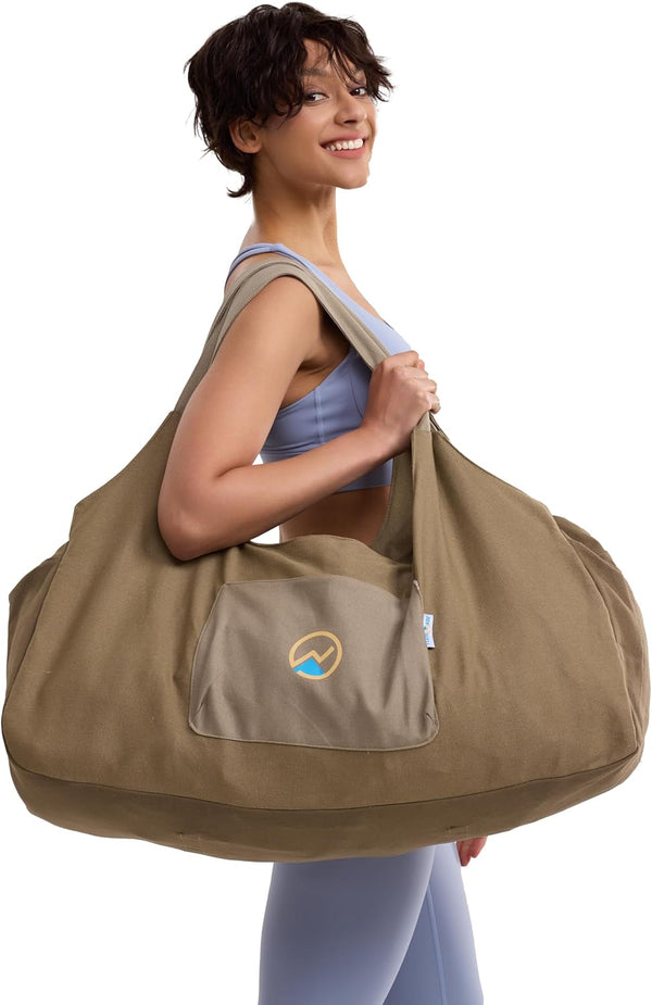 JoYnWell Large Yoga Mat Bag Carrier, Stylish Tote with 4 Pockets, Durable and Lightweight
