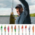 TIANQUXNGI Round Belly Fishing Baits for Freshwater and Saltwater Fishing Enthusiasts Multicolor Shrimp Cuttlefish Jigs