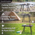 Outdoor Portable Camping Chair and Table Dual-Use, Liftable Stool for Fishing, Camping, Hiking, Lightweight Folding