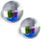 MeiBoAll Wall Fish Bowl, 230ML Clear Acrylic Betta Fish Tank Wall-Mounted Decoration Planter (2 pcs)