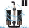hygger Sponge Filter, Double Sponge Replaceable Media with 4 Biochemical Sponges for Fish Tank