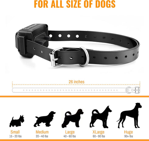 Dog Training Collars with Remote - Shock Collar for 2 Dogs, Waterproof E-Collar with 3 Correction Modes, 1000' Range