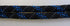 USR Nylon Double Braided Dog Leash, 3/8" x 6' in Black and Blue