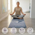 72" 26.5" Multipurpose Mat Towel x - Christian Faith-Based Fitness Towel with Non-Slip Silicone Grip, Quick Drying