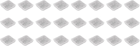 Nispira Premium Charcoal Water Filter Replacement Compatible with Petmate Replendish Mason Pet Fountains, 24 pk by Nispira
