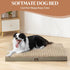 XXL Orthopedic Dog Bed for Dogs up to 110 lbs, Waterproof Cover, Fluffy Crate Bed with Removable Cover