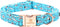 Lionheart Glory Blue Dog Collar, Shark Print Soft Durable Adjustable Collar for Large Dogs, Pet Gift