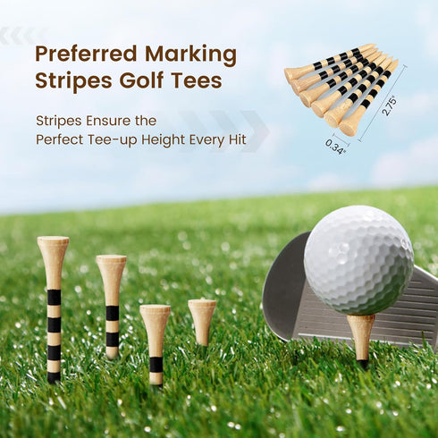 YOREPEK Golf Accessories Kit for Men, Leather Case Set with Balls, Tees, Divot Knife, Rangefinder