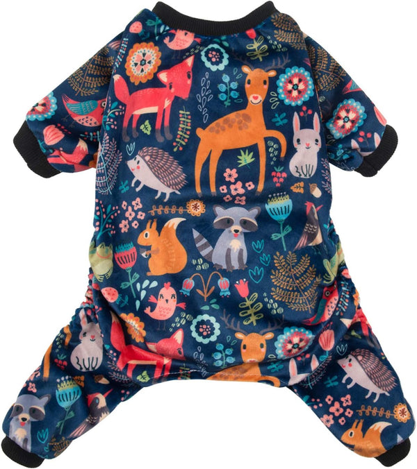 CuteBone Small Dogs Outfit, Soft Puppy Onesies Pjs, Dog Pajamas, Pet Coat, Cat Apparel, Comfy Jumpsuit for All Seasons