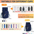 AGLOD Crossbody Water Bottle Holder Bag - Ideal for Hiking, Cycling & Walking