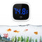 Aquarium Thermometer, Digital LED Fish Tank Thermometer with Touch Buttons, High Accuracy