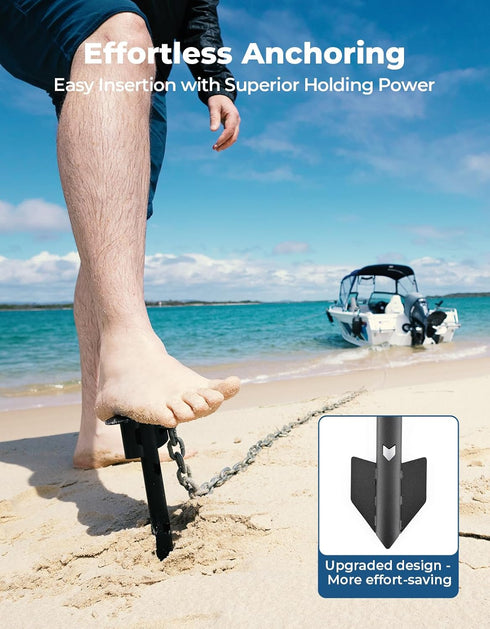 KEMIMOTO Boat Anchor, Kayak Anchor, Jet Ski Anchor for Shallow Water Safety Kit