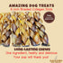 Amazing Dog Treats - 6 Inch Braided Collagen Sticks for Dogs, 10 Count - Collagen Bully Sticks, 95% Natural, No Hide