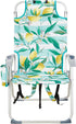 Pinikuyiro Backpack 5 Folding Tall Beach Chair with Positions, Towel bar, Storage Pouch, Cup Holder,Folding Beach