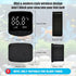 2-in-1 Aquarium Magnetic Brush - Fish Tank Glass Cleaner with Digital Aquariums Thermometer, Tiny Magnets Clean
