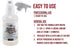 Bio-Enzymatic Stain & Odor Remover, Professional-Grade & Biodegradable, 32 Oz for Pet Urine, Wine, Ink, Fabric Cleaning