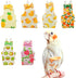 FAURAPMNG 6 Pcs Bird Diapers Parrot Nappy Flight Suit Reusable Cockatiel Clothes with