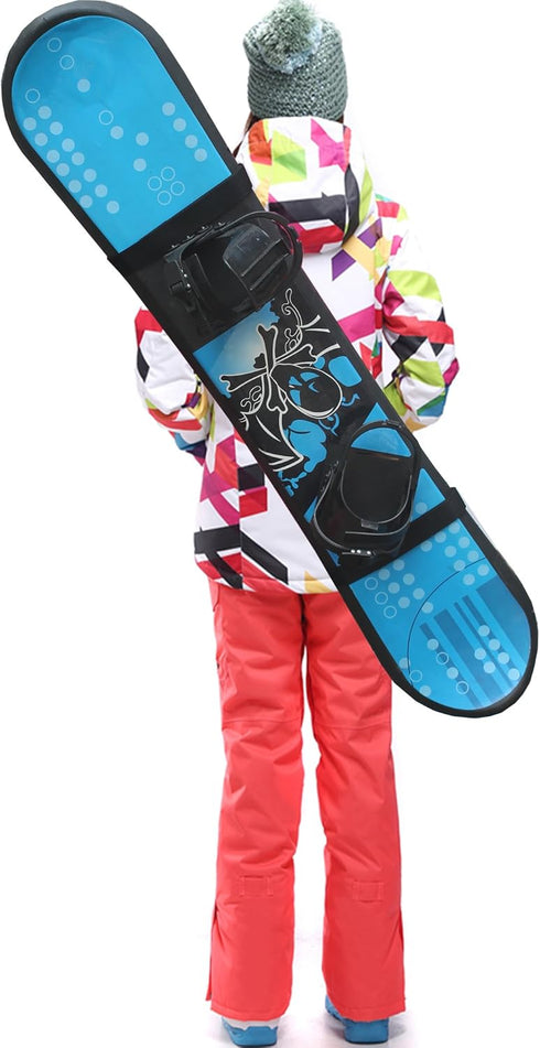 YYST Snowboard Shoulder Strap, Snowboard Sleeve, Carry Strap, Universal, Adjustable, Fits All Shapes of Snowboards