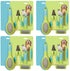 Generic 4 Trimmer (1 Dog and Cat piece Home Grooming Kits Slicker Rotating Pin Brush Comb Nail Choose Quantity Kit)